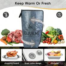 Bolsa aislada para descansar la carne, accesorio para ahumar y preparar carne BBQ, 3 en 1 bandeja de preparación BBQ, Bolsa reutilizable para descansar la carne