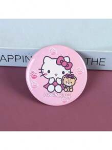 Sanrio 6pcs Sanrio Metallic Enamel Pins Set - For My Melody, For Kuromi, And Friends