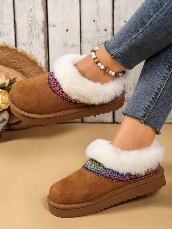 2025 New Women's Minimalist Chinese Style Snow Boots