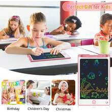 Hockvill LCD Writing Tablet Kids 8.8 Inch, Toys Girls Boys Drawing Pad 3 4 5 6 Year Old Kids Toys, Children's Day Valentines Kids Toddler Doodle Board Travel Essentials,Birthday,Party Gifts - 綠色 - 查看 3