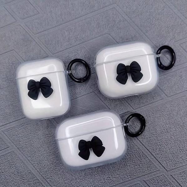 Funda protectora de 1/2/3/Pro/Pro/2 compatible con los negros, Air Pods transparentes 4