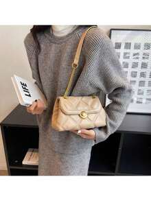 Women Crossbody - 黃棕色 - 查看 4