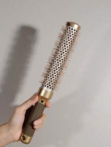 长筒卷发梳，耐热蓬松造型梳，适合长发吹干，返校及旅行必备女士美发配件 - 彩色 - View 7