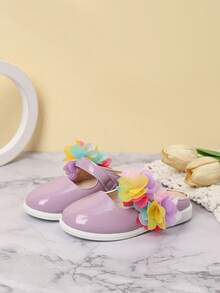 Girls' Floral Outdoor Casual Shoes, Sweet Style, Spring/Summer