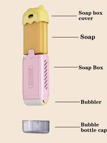 带排水功能的肥皂盒，双重密封，方便存放，快速起泡，单手使用，适合旅行和居家使用，保持肥皂干燥卫生，创意旅行肥皂盒，家居浴室装饰夏季返校，浴室皂盒，浴室配件，浴室装饰，浴室收纳盒，旅行必需品