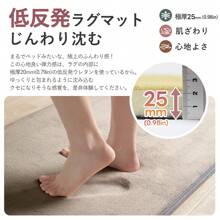 Lagua Kitchen Mat - Low-Rebound, Extra Thick 25mm (200*250cm) Heavy-Duty Non-Slip Rectangular/Square Mat For Living Room, Microfiber, Autumn/Winter Freeze-Proof