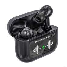 HITOZON Auriculares inalámbricos con control táctil, estuche de carga, cancelación activa de ruido, micrófono integrado, potenciador de graves, compatibles con , Android, portátiles, ordenadores de escritorio, adecuados para deportes, correr, fitness - A - Ver 12