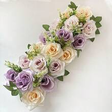 Artificial Flower Wall, Aisle Decor, Arch Decor For Wedding Ceremony - Multicolor - View 14