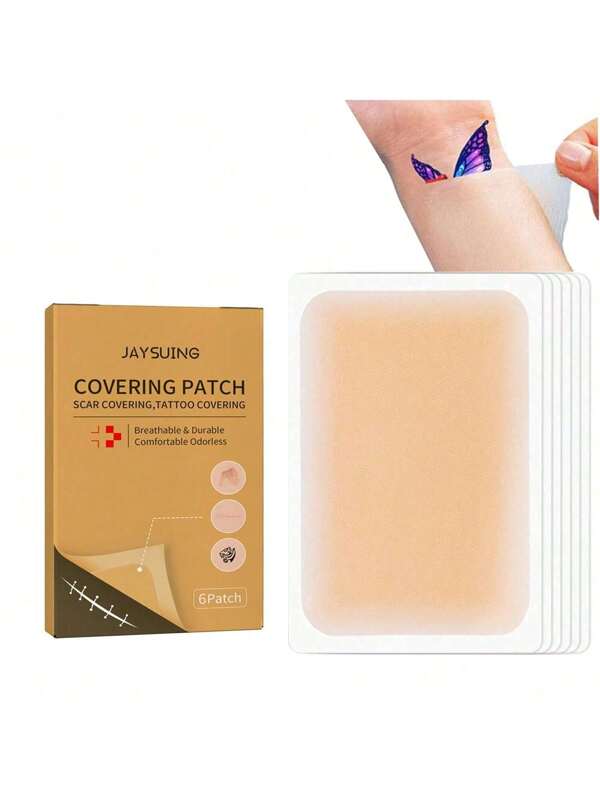 Tattoo Cover Up,Waterproof Sweatproof Ultra Thin Tattoo Cover Up Tape Breathable Natural Skin Tattoo Concealer Sticker Patch For Covering Up Tattoos And Scars,Dark Spots,Birthmarks