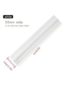 1 件 PVC 软线槽轨道，表面安装电缆整理器，墙壁电线管理隐藏器 - 彩色 - 查看 19