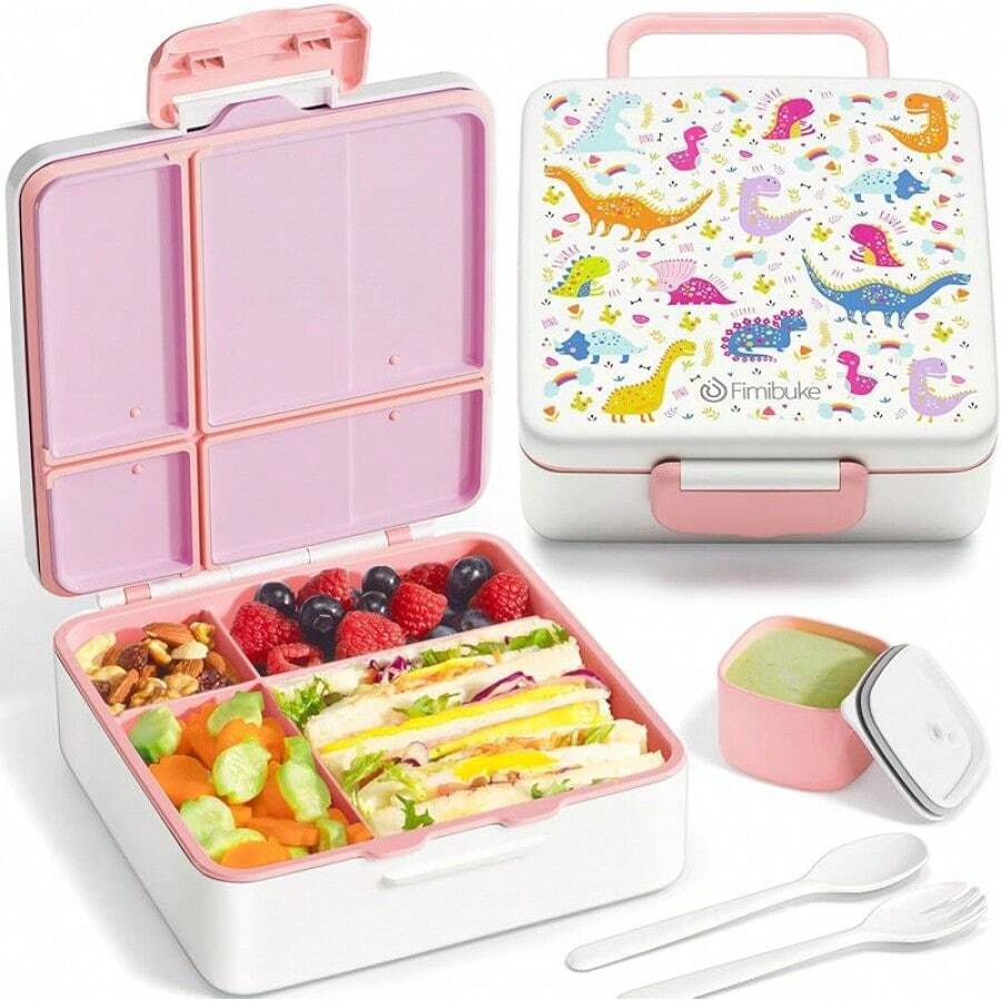 Lunch Box - A13. White Dinosaur - View 1