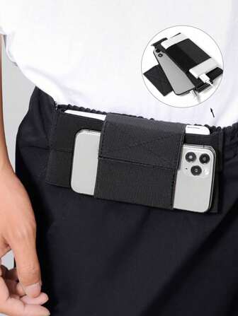 Sac de taille invisible polyvalent pour la rentrée scolaire, pochette élastique pour téléphone (avec espace de rangement multicouche). Convient aux activités de plein air, aux déplacements, à la randonnée et au cyclisme. Conception unisexe, idéale pour les hommes et les étudiants. Convient pour toutes les saisons. Grande capacité