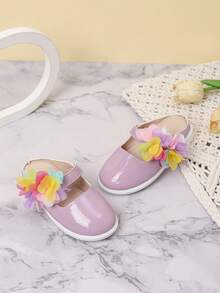 Girls' Floral Outdoor Casual Shoes, Sweet Style, Spring/Summer