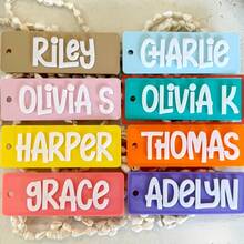 1PC Custom Acrylic Keychain, Many Colors To Choose From, Customizable Name, Personalized, Unique, Fashionable, Ideal Gift For Women, Ideal Gift For Men, Practical, Reusable, Lunch Box Tag, Backpack Tag, Anniversary Gift, Party Gift,Trinkets, For Her - Multicolor - View 17