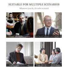 1 Pair Retro Classic Square Blue Light Reading Glasses   (+1.0~+1.5), Simple And Stylish Frame, With High-Definition Reading Lenses, Autumn And Winter Temperament Accessories - Trong suốt - Xem 5