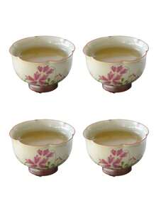 1pc Ceramic Daisy Flower Cup, Gray Glazed, Teacup For Home Tea Drinking, Master Cup, Kung Fu Tea Set, Applicable For Office Tea Table, Tea House Back To School - Daisy - View 15