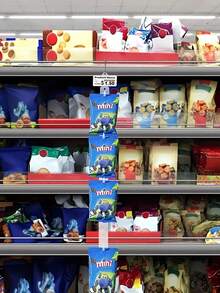 1/2/3/4/5 piezas Tiras colgantes de plástico para exhibición en supermercado, ganchos para estantes de supermercado - Ganchos y clips duraderos para mercancía, herramientas esenciales para organizar productos en supermercados, ganchos no incluidos - Multicolor - Ver 3