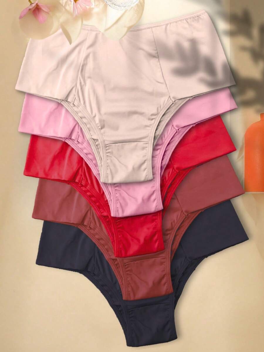 Kit 10 Calcinhas Plus Size Do GG  Ao G3 Feminina Adulto Microfibra Lingerie Super Luxo Confortavel Rebeka - Multicolorido - Visão 1