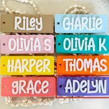 1PC Custom Acrylic Keychain, Many Colors To Choose From, Customizable Name, Personalized, Unique, Fashionable, Ideal Gift For Women, Ideal Gift For Men, Practical, Reusable, Lunch Box Tag, Backpack Tag, Anniversary Gift, Party Gift,Trinkets, For Her - Multicolor - View 15