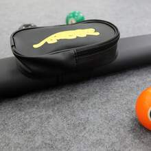 80cm Black PU Material Billiard Cue Case, Golden Embroidered Leopard Print Pattern, Suitable For 1/2 Inch Billiard Cue, Convenient To Carry, Lightweight And Portable. Exquisite Gift Suitable For Various Occasions. - Black - View 8