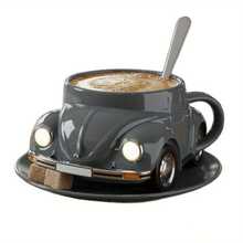 1 Pc Beetle Shaped Coffee Cup, Mug, Personalized Creative Unique Design Water Cup, Very Suitable For Office, Gift, Family, Christmas Perfect Gift - Multicolor - View 7