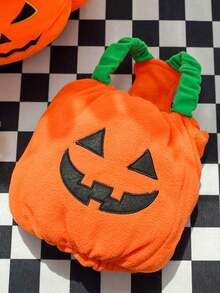 1pc Autumn And Winter Pet Cats And Dogs Halloween Christmas Jack-O '-Lanterns Into Funny Clothes And Hats Halloween Halloween Costumes - Orange - View 13