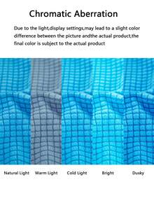1pc Jacquard Pillowcase Sofa Cushion Cover Home Decor Protective Cover - Blue - View 10