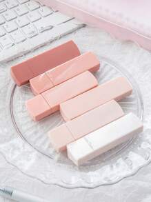 6pcs Gradient Color Correction Tapes Set 5mm*6m White Correcting Tools Office School Back To School