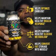 ALPHA LION Gains Candy, Supplement Pills For Muscle Pump & Blood Flow, Nitric Oxide Booster, Supports Mental Focus, Use Daily To Upgrade Workout Performance, 60 Capsules (S7)6hao | Enhanced Stamina & Focus Supplement For Workouts Bjp1dian - 格洛維 - 查看 2