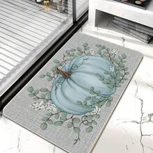 秋季主题浴室地垫，感恩节造型防滑浴室地毯，高吸水性可水洗室内装饰地毯，适用于浴室或卧室，浴室厨房装饰厨房地毯 - 彩色 - 查看 5