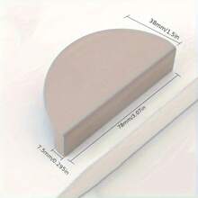 2 件北欧色彩半圆形双把手适用于轻奢新款橱柜衣柜门抽屉圆形旋钮