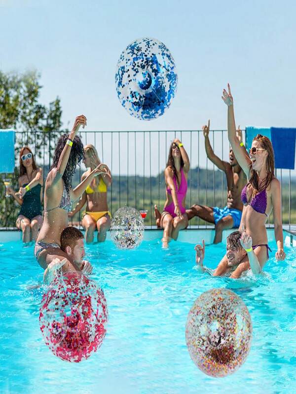 Pallone da spiaggia gonfiabile, attrezzatura per sport acquatici da piscina, accessori da spiaggia, galleggiante da piscina