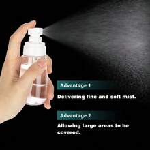 3pack Small Spray Bottle 1oz Mini Spray Bottles Empty Travel Spray Bottle Fine Mist Plastic Spray Bottles Clear+Green+Pink