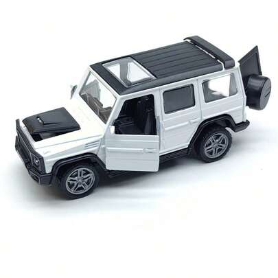 Mercedes-Benz Brabus G-Class SUV, material de carrocería de aleación de zinc, modelo de metal fundido, modelo de simulación. Se pueden abrir 5 puertas, se puede abrir el capó delantero y el maletero trasero, se puede abrir el techo corredizo. Exquisita mano de obra, material sólido, adecuado para colección, regalo de cumpleaños, decoración de escritorio, decoración de automóviles, regalo de vacaciones.