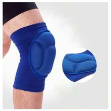 Joelheiras Acolchoadas de Espuma Reforçada, Anti-Colisão e Absorção de Choque, Adequadas para Casa, Esportes, Fitness, Yoga, Pilates, Jardinagem, Dança, Proteção de Joelho - Preto - Visão 8