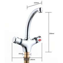 SHIOUCY Wash Basin Mixer Wash Basin Mixer Thermostatic Mixer Tap - A - View 3
