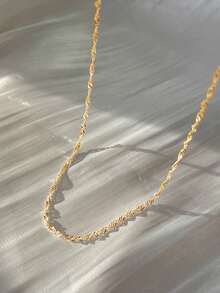 Minimalist Luxury Dainty Adjustable Necklace For Women, Layerable Collor Bone Chain, Lead & Nickel Free, Suitable For Sensitive Skin. Great Gift For Mom, Grandma On Mother's Day, Christmas, Wedding, Birthday Or Any Special Occasion