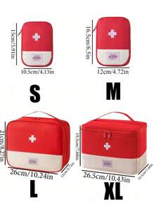 1 pièce Sac de rangement médical, sac médical de voyage portable, trousse de premiers soins de voyage portable, compact, et imperméable. Espace de rangement ample pour les voyages et les urgences à la maison. Trousse de premiers soins compacte pour les amateurs de plein air, idéale pour la chasse, la randonnée, le camping et les situations d'urgence