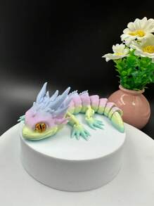 3D Printed Multi-Color Dragon Animal Model Toys [Multiple Colors To Choose From], Dragons With Movable Joints, Cool Stress Relief Toys, 3D Printed Desktop Ornaments, Small Statue Toys, 3D Printed Animals, 3D Printed Characters, Home Decoration, Artistic Desktop Decoration