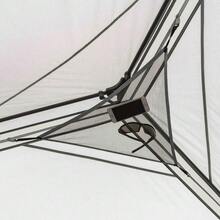 8-Person Instant Hexagon Cabin Tent 15x13 Easy Setup Pre-Attached Poles E-Port Spacious Interior Rainfly Included 7 Windows 80in - Multicolor - View 8