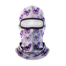 Floral Print Multifunctional Windproof Cycling Face Mask, Full Face Sun Protection Ice Silk Headwear, Summer - Multicolor - View 10