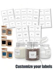 个性化简约浴室洗漱用品收纳分类标签贴纸，防水整理标签，适用于储物罐、瓶子或容器，A4可编辑收纳标签 | 极简标签 | 简约家居标签 | 可打印标签 | 现代标签，适用于学校用品、返校季、办公及学校用品、圣诞装饰、大学生、大一、大二、低年级学生