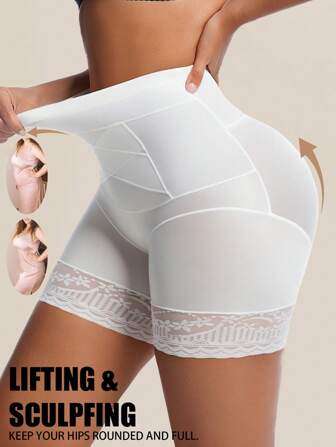 1Pc Seamless High Waist Shaping Panties Women's Slimming Tummy Control Waist Trainer Body Shaper Shapewear Panty Women's Underwear Sheath Flat Belly Woman Lingerie Butt Lifter