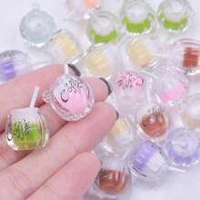 10pcs/20pcs/30pcs/50pcs Liontin Hiasan Minuman Lucu & Modis Aneka Warna, Cocok untuk Dekorasi Tas, Pembuatan Perhiasan DIY, Kalung, Gelang, Anting-anting - Campuran Multiwarna - View 16