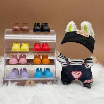 Fashion Shoes For 17cm Matching Short Rain Boots Doll Shoes Without Doll