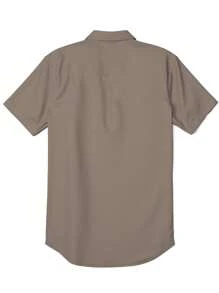 男士新款夏季衬衫，简约时尚短袖上衣，天蓝色，休闲户外风格，纽扣开合，弹力轻盈面料，适合夏季穿着