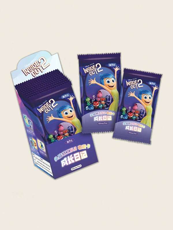 Hasbro Disney 10 Packs/Box Inside Out 2- Growth Diary | Decoration,Exquisite,Rare Card,Holiday Accessories,Gifts For Fans