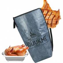 Bolsa aislada para descansar la carne, accesorio para ahumar y preparar carne BBQ, 3 en 1 bandeja de preparación BBQ, Bolsa reutilizable para descansar la carne