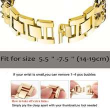 1 件可爱钻石 Cherry Dow 锌合金金表带兼容 38mm 40mm 41mm 42mm 44mm 45mm 49mm（S10 42）Mm（S10 46）Mm，时尚简约女士金属腕带兼容系列 Ultra 2 S10 SE 9 8 7 SE 6 5 4 3 2 1，时尚女士表带，智能表带/表带，智能手表配件 - 金色 - 查看 3