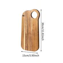 1pc Rosewood Cutting Board, Creative Asymmetrical Shaped Bread/Steak/Baking/Outdoor Chopping Board